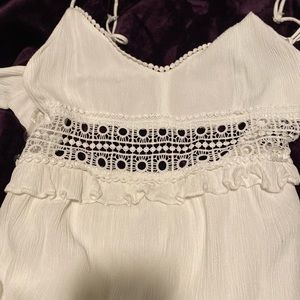 White casual dress great for outings